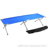 Trademark Innovations Aluminum Portable Folding Camping Bed and Cot, Portable Bed, 260 lbs Capacity 564168208